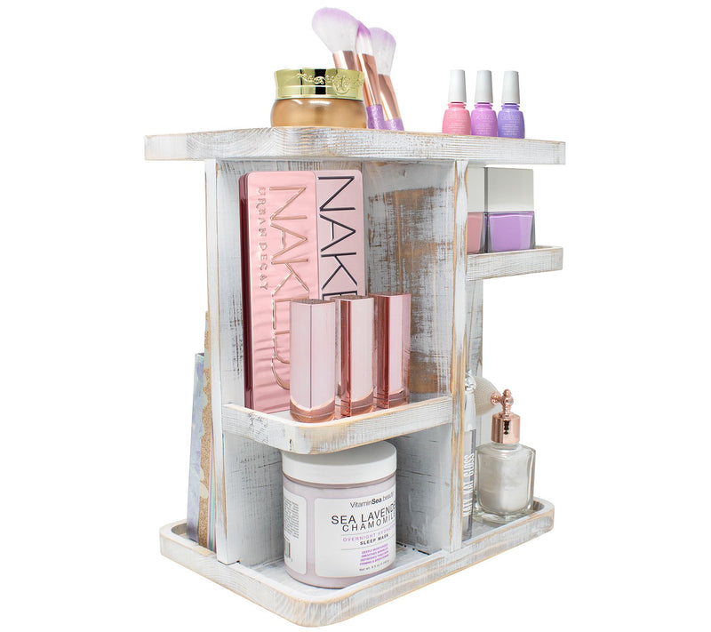 Sorbus Bamboo Makeup Organizer — View 6