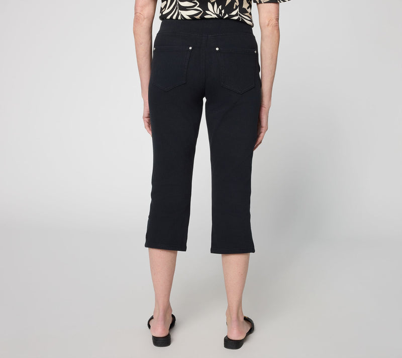 Belle by Kim Gravel Regular Flexibelle Capri Jeans — View 11