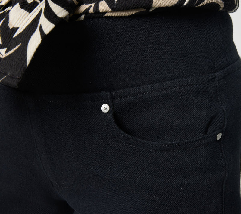 Belle by Kim Gravel Regular Flexibelle Capri Jeans — View 13