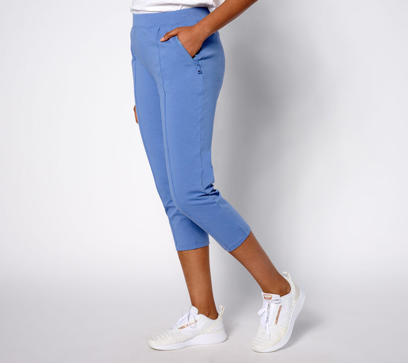 Denim & Co. Regular Active French Terry Crop Pant — View 15