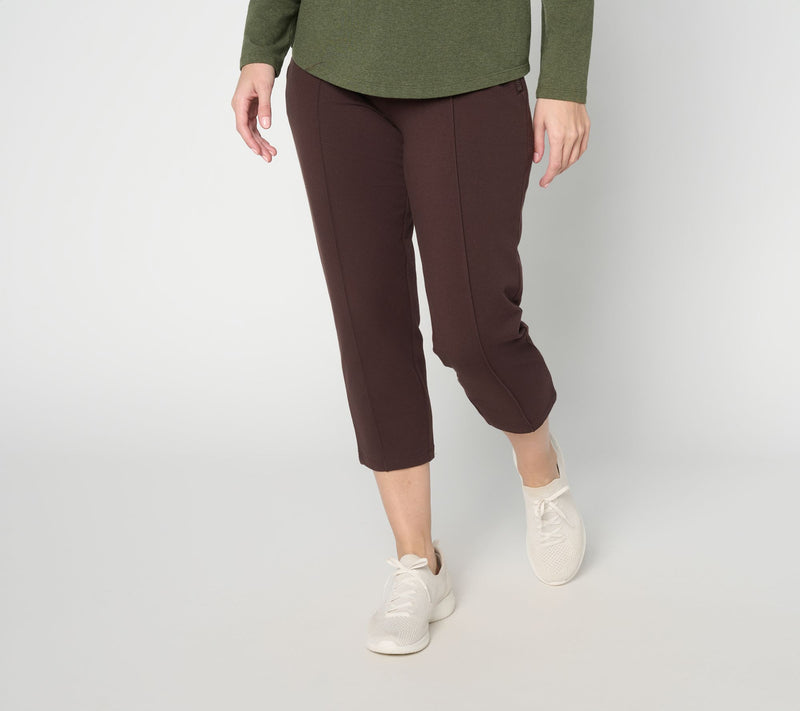 Denim & Co. Regular Active French Terry Crop Pant — View 31