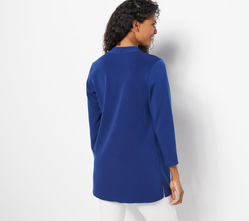 Susan Graver Regular Every Day LK Fusion Reversible Cardigan — View 13