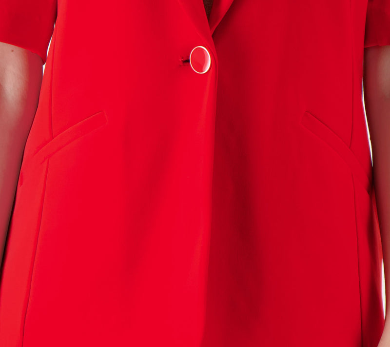 GRAVER Susan Graver LK Fusion Elbow-Sleeve Blazer — View 6