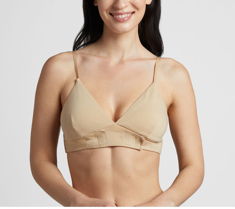 Slick Chicks Adaptive Side Fastener Bra - Beige — View 4
