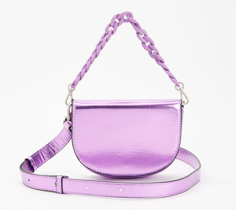 Think Royln Faux Leather Crossbody - Sutton Saddle Bag — View 7