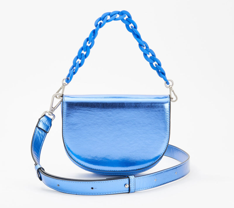 Think Royln Faux Leather Crossbody - Sutton Saddle Bag — View 5