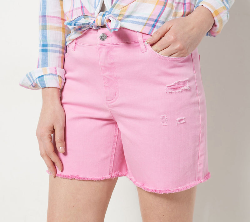 Candace Cameron Bure Regular Color Denim Short — View 13