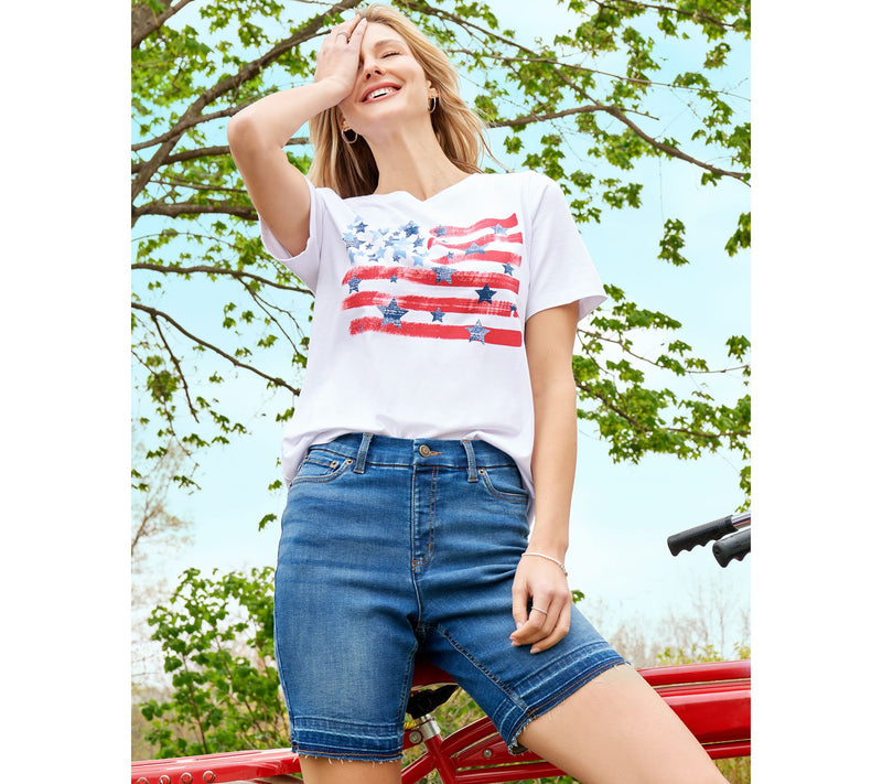 Denim & Co. Pack of 2 Perfect Jersey Americana Tops — View 7