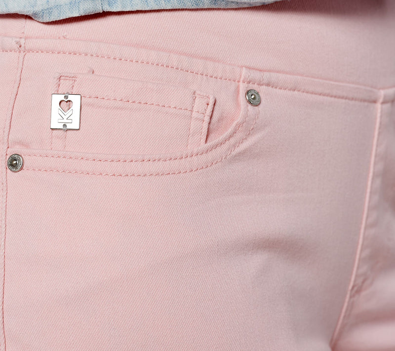 Belle by Kim Gravel TripleLuxe Petite Twill Crop Straight — View 12
