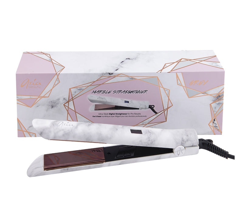 Aria Beauty Marble Digital 1" Hair Straightener — View 3