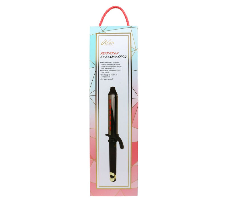 Aria Beauty Pastel Geometric Collection 1.25" Crling Iron — View 3