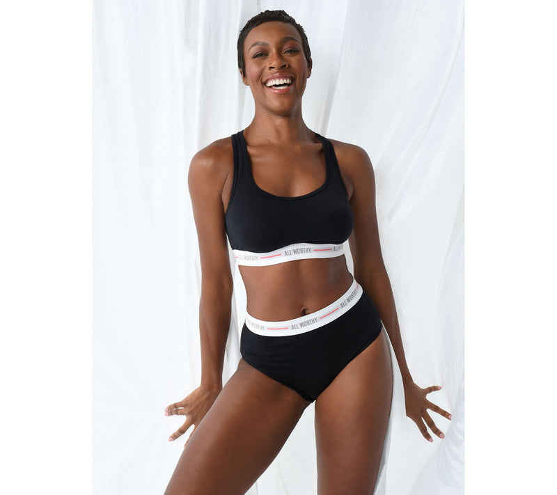 All Worthy Set of 3 Cotton Brief Panties — View 3