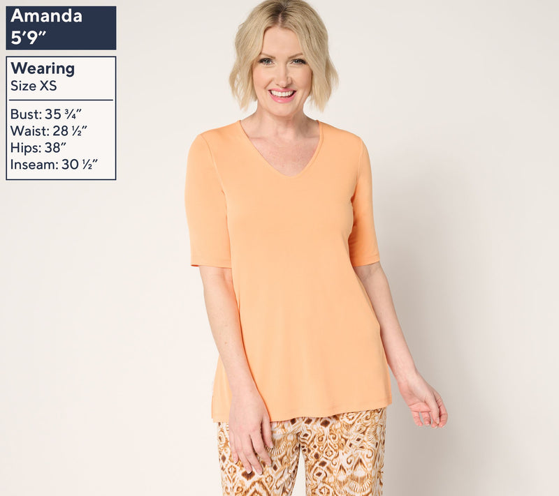 Susan Graver Modern Essentials Regular Liquid Knit Tunic — View 5