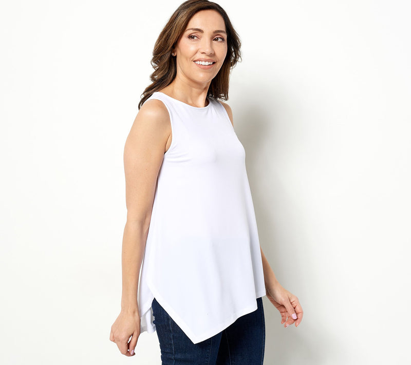 Susan Graver Modern Essentials Regular Liquid Knit Tank — View 5