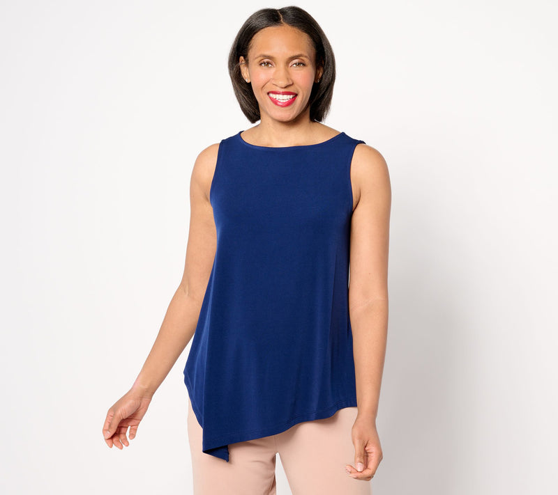 Susan Graver Modern Essentials Regular Liquid Knit Tank — View 13