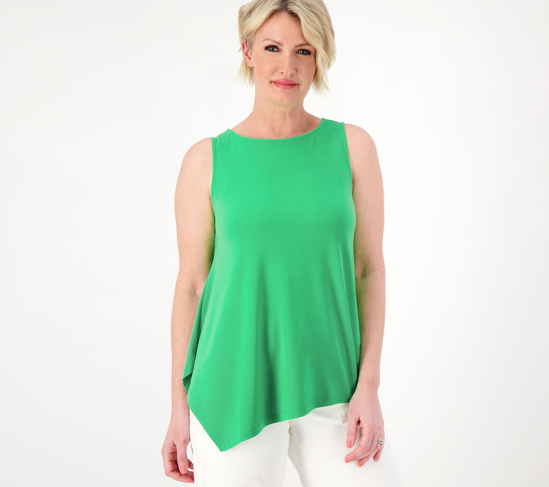 Susan Graver Modern Essentials Regular Liquid Knit Tank — Main view