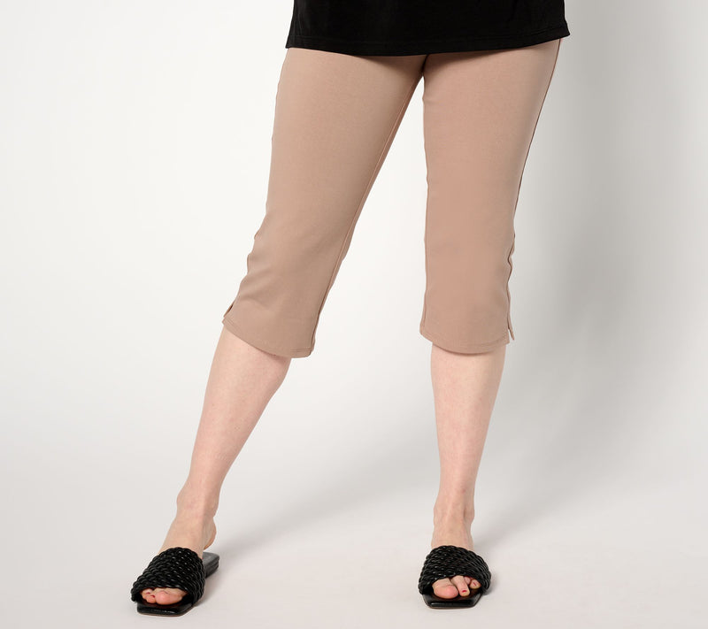 Susan Graver Weekend Essentials Reg. Premium Stretch Pedal Pushers — View 16