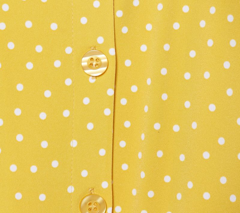 Susan Graver Regular Printed Liquid Knit Button Front Dress — View 12