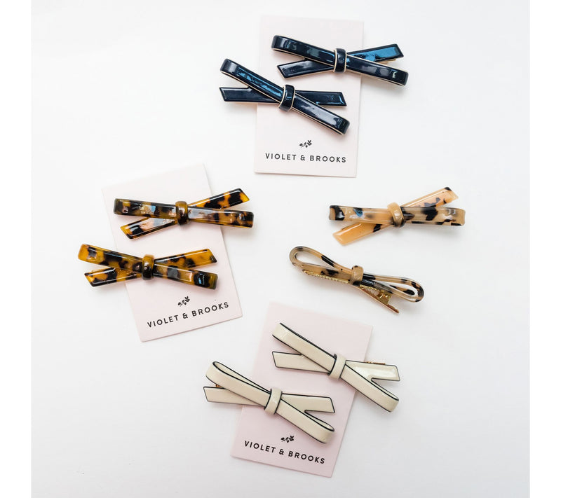 Violet & Brooks Kate Bow Clip Pairs — View 10