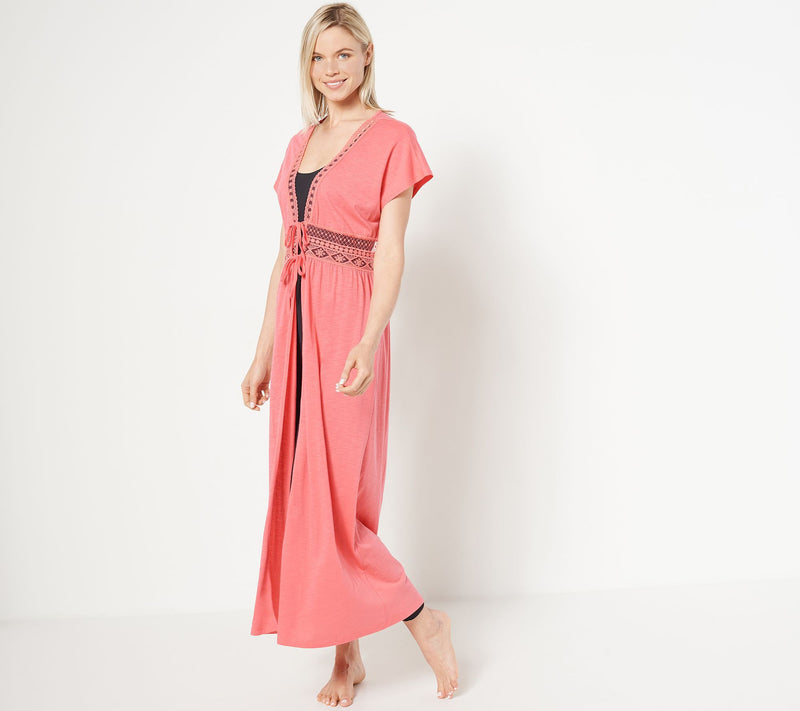 Belle Beach by Kim Gravel Petite Slub Knit Cover Up — View 5