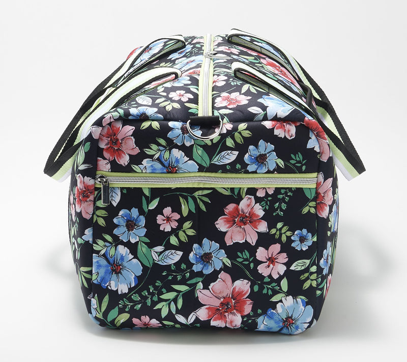 AHDORNED Printed Neoprene Duffel Bag w/ Trolley Sleeve — View 3