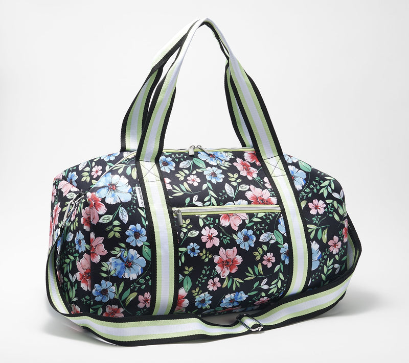 AHDORNED Printed Neoprene Duffel Bag w/ Trolley Sleeve — View 13