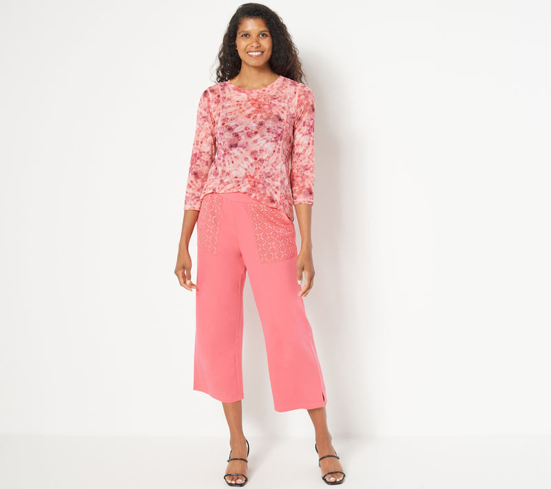 LOGO Lounge by Lori Golstein Petite Crop Pants — View 8