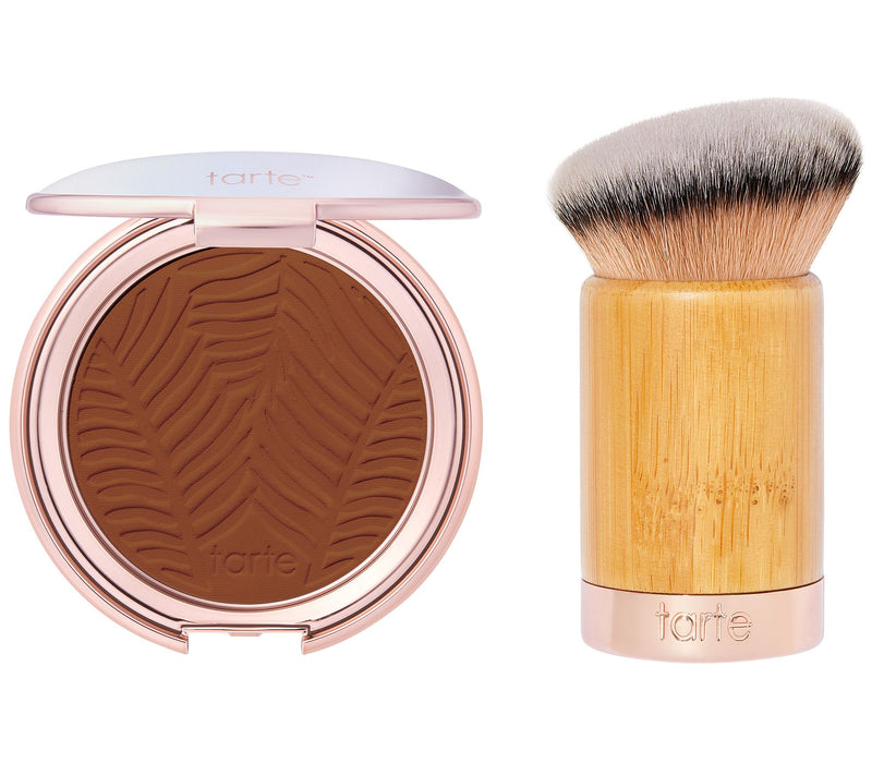 tarte Amazonian Clay Blurring Powder Foundation w/ Brush — View 9