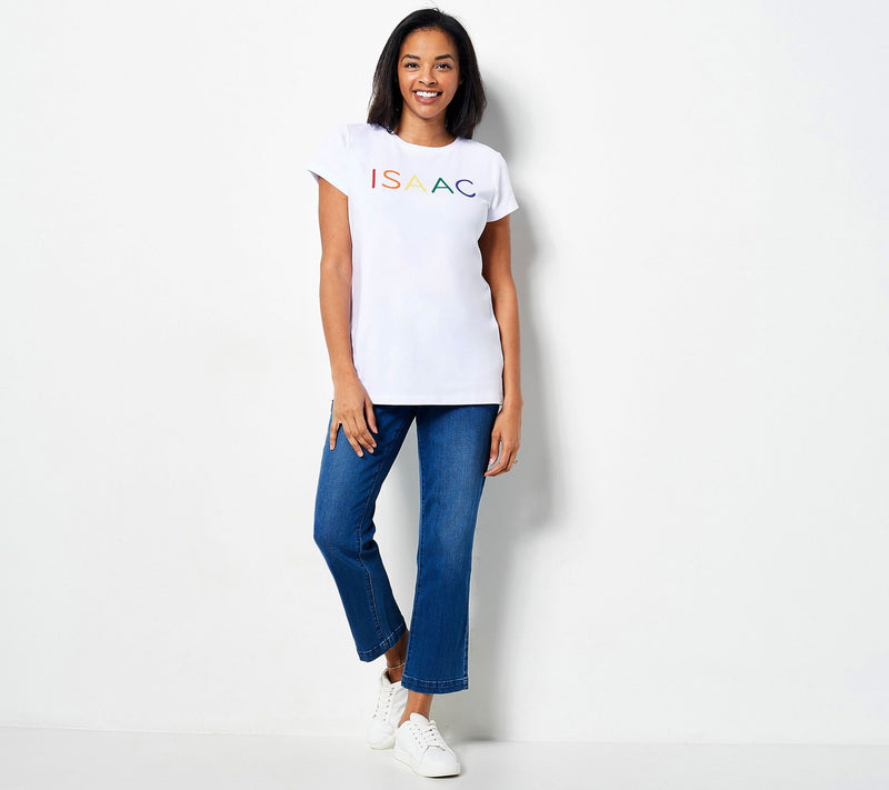 Isaac Mizrahi Live! Printed Pride Tee — View 2