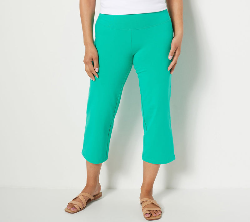 Women with Control Regular Tummy Control Full Leg Crop Pants — Main view