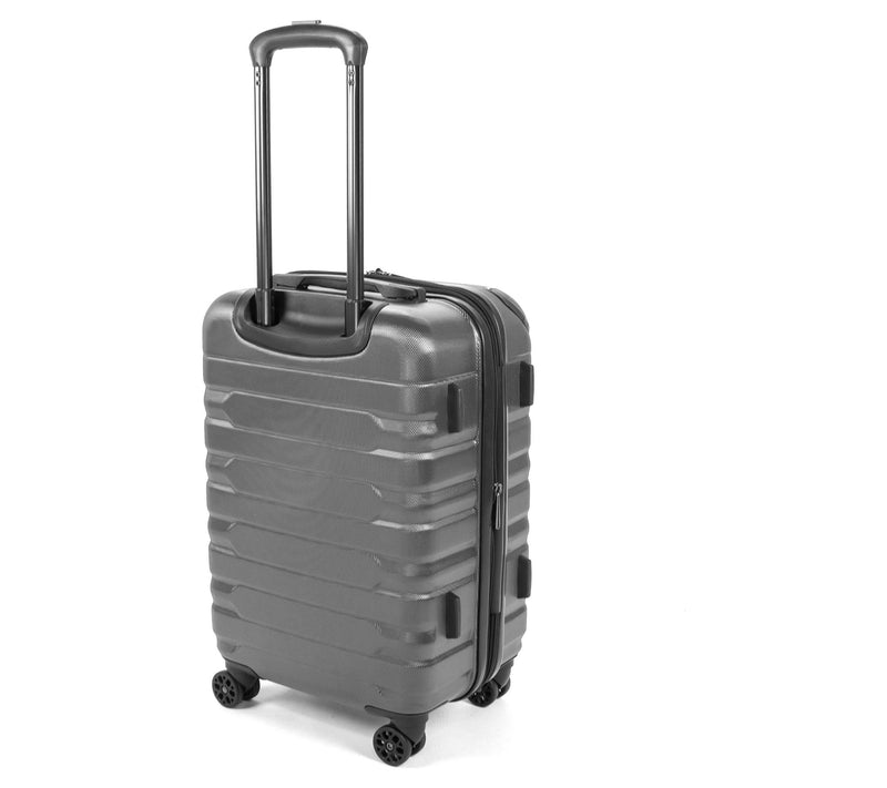 American Flyer Mina 3-Piece Hardside Luggage Se t - Grey — View 6