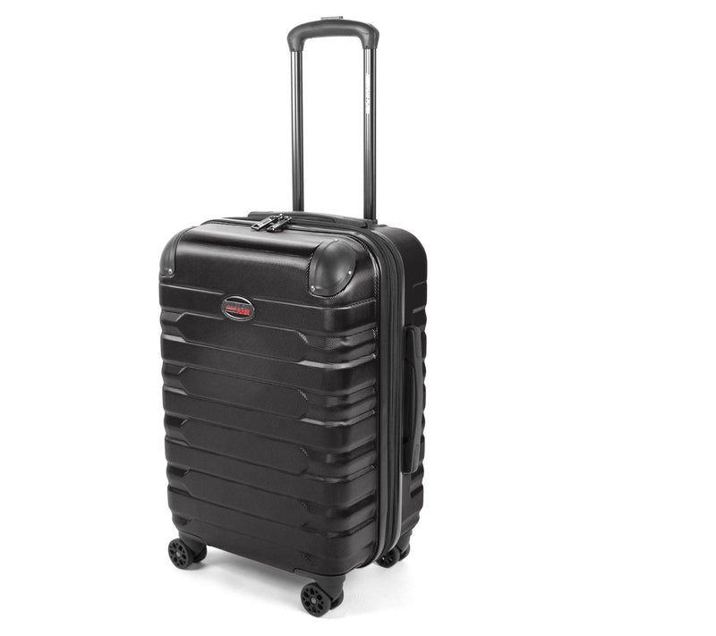 American Flyer Mina 3-Piece Hardside Luggage Se- Black — View 5