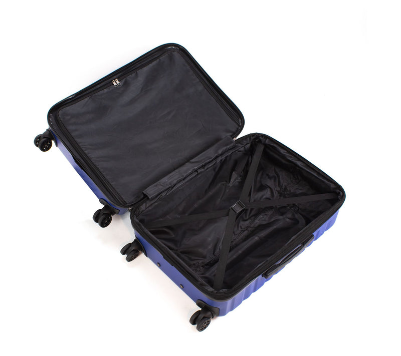 American Flyer Mina 3-Piece Hardside Luggage Se- Blue — View 9