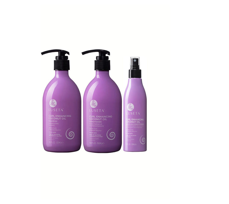 Luseta Curl Enhancing Shampoo Conditioner & Leave In — Main view
