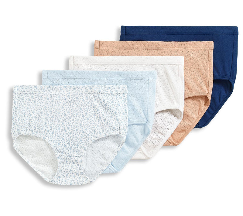 Jockey Elance Breathe Cotton Brief Panties Set Of 5 — View 5