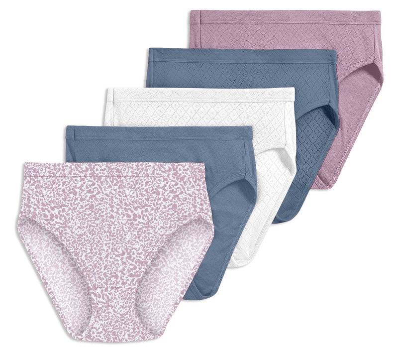 Jockey Elance Breathe Cotton Brief Panties Set Of 5 — View 10