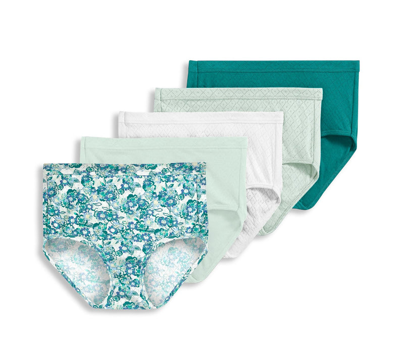 Jockey Elance Breathe Cotton Brief Panties Set Of 5 — View 8