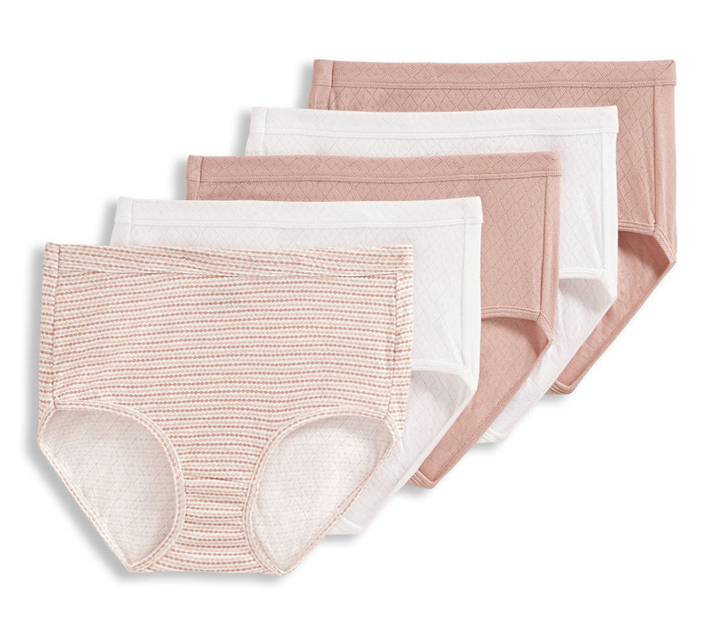 Jockey Elance Breathe Cotton Brief Panties Set Of 5 — View 14