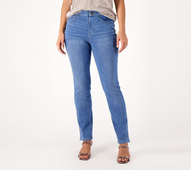 Belle by Kim Gravel Tall Flexibelle Rollabelle Jeans — View 13