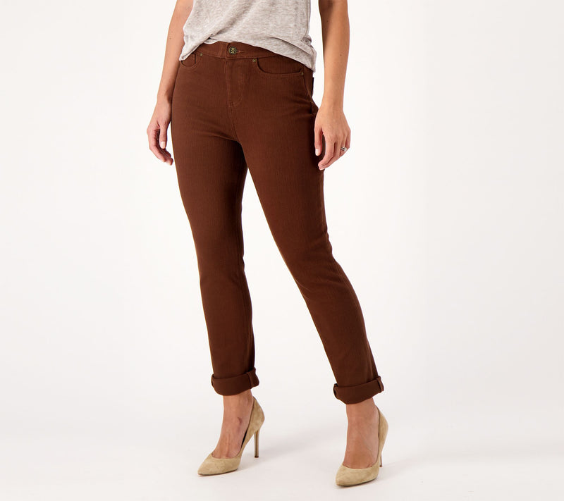 Belle by Kim Gravel Tall Flexibelle Rollabelle Jeans — View 7