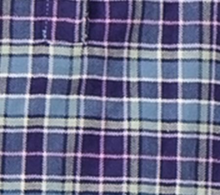 Candace Cameron Bure Plaid Flutter- Sleeve Blouse w/Ruffle Collar — View 9