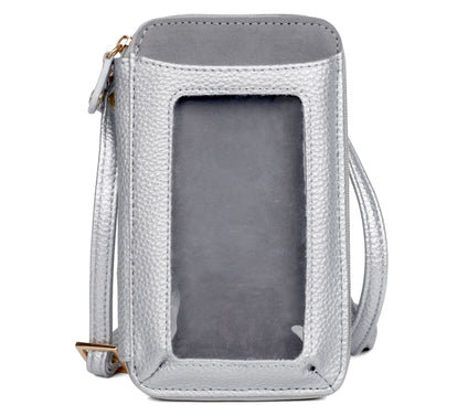 Julia Buxton RFID Everywhere Crossbody - Pebble