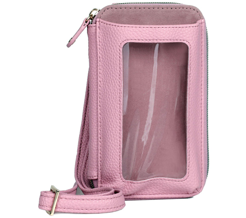 Julia Buxton RFID Everywhere Crossbody - Pebble — View 27