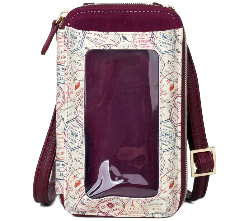 Julia Buxton RFID Everywhere Crossbody - Pebble — View 28