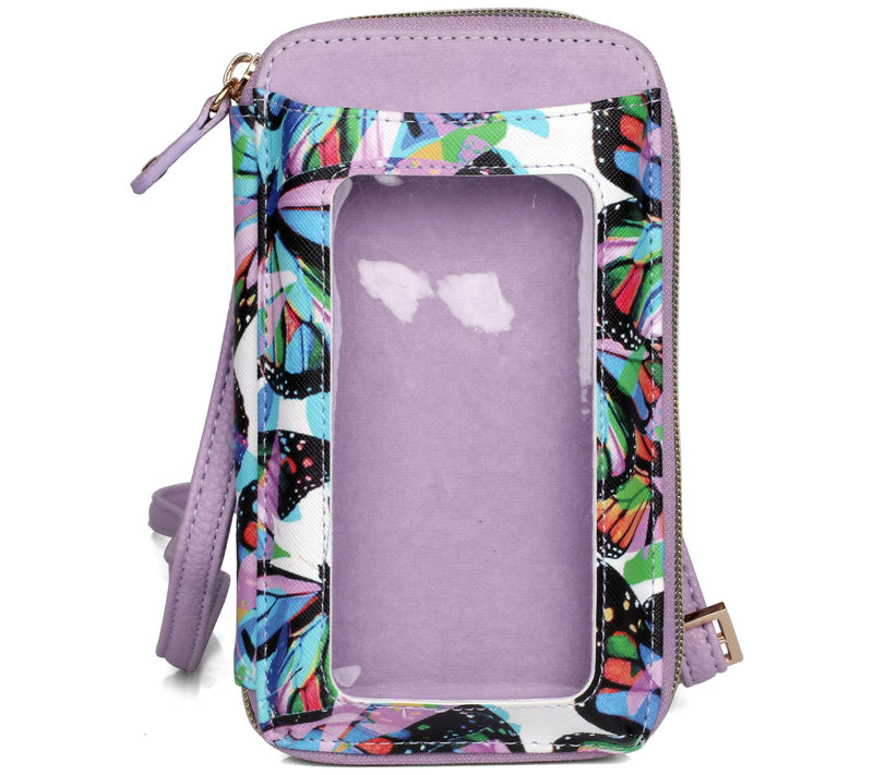 Julia Buxton RFID Everywhere Crossbody - Pebble — View 30