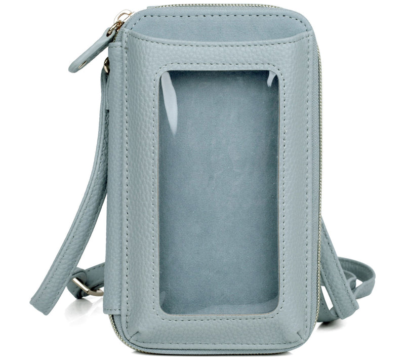 Julia Buxton RFID Everywhere Crossbody - Pebble — View 31