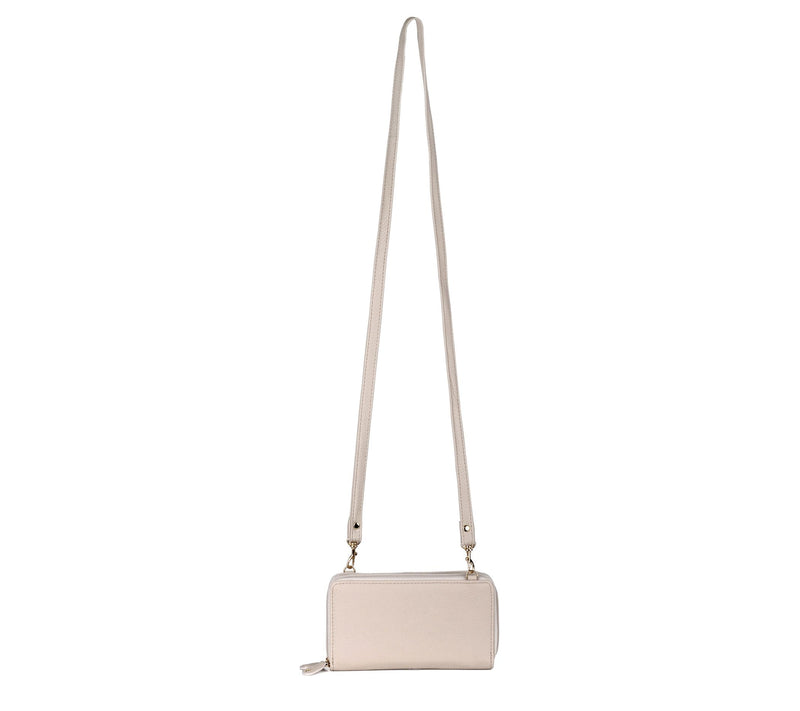 Julia Buxton RFID Ultimate Double Zip Organizer - Pebble — View 16