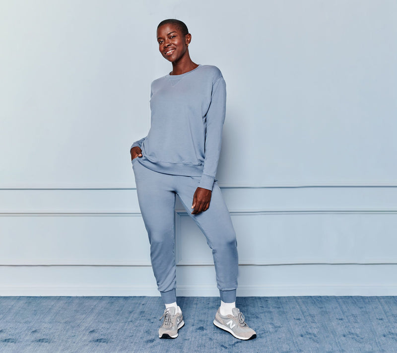 Summersalt The Softest French Terry Relaxed Crew — View 7