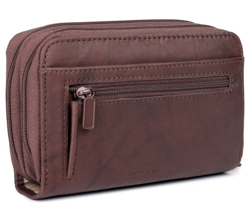 Julia Buxton Heiress Double Zip Organizer Walle — View 10