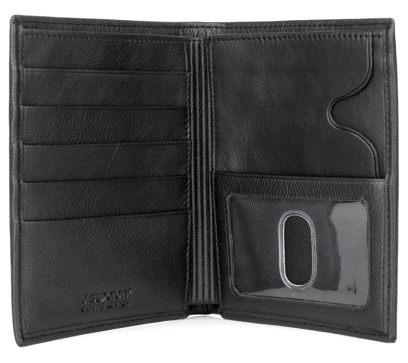 J.BUXTON Men's Emblem Credit Card Folio Wallet — View 3